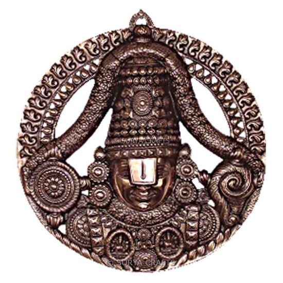 Balaji Head Wall Plate Round 19 Inches