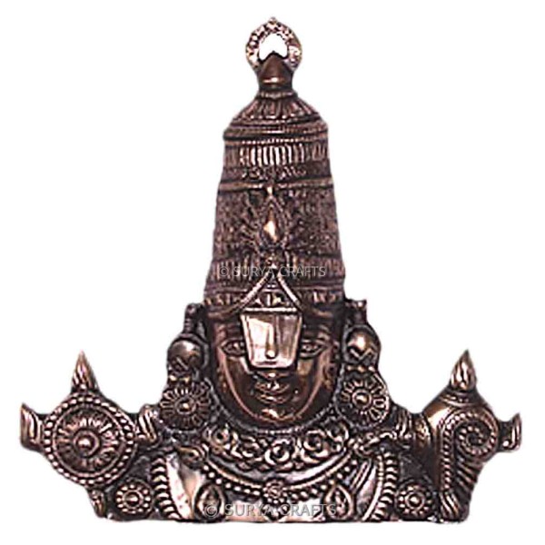 Lord Balaji Idol - Tirupati Balaji Head 16 Inches