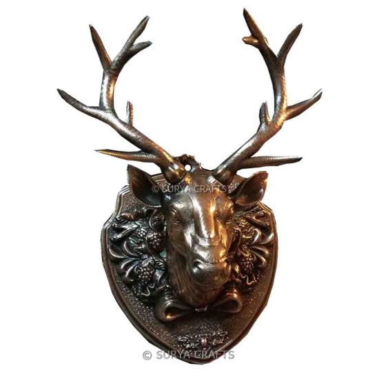 Barasingha Head - Swamp Deer Head Wall Mount