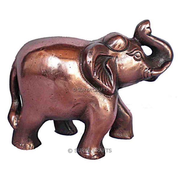 Elephant Statue Standing Mini with Trunk Up