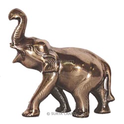 Elephant Statue Standing Small with Trunk Up