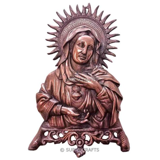 Mother Mary Plate - Table and Wall Mount