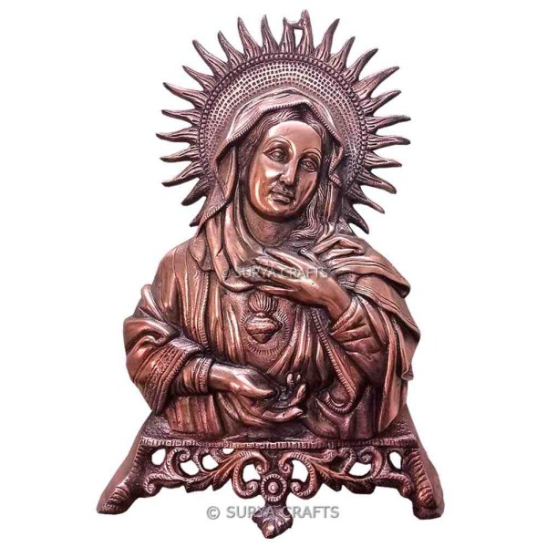 Mother Mary Plate - Table and Wall Mount