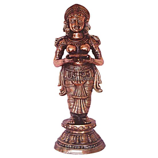 Combo Pack of Ganapati Maharaj and Deep Lady Statues - CP001