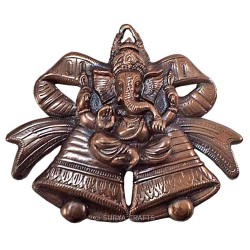 Double Bell Ganesh Wall Plate
