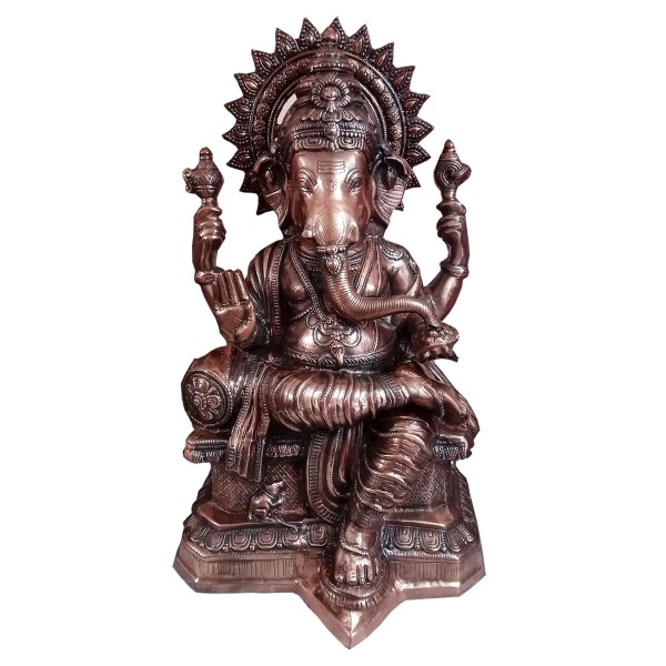 Combo Pack of Ganapati Maharaj and Deep Lady Statues - CP001