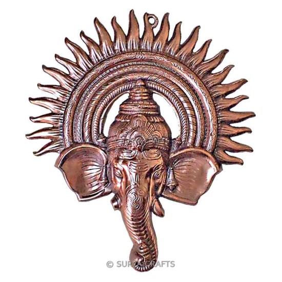 Ganesh Head Wall Mount - Ganapathi Head