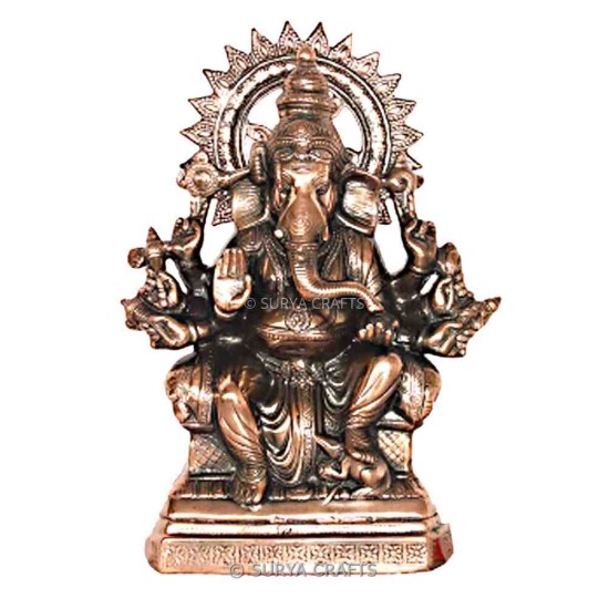 Ganesha Statue with Eight Hands