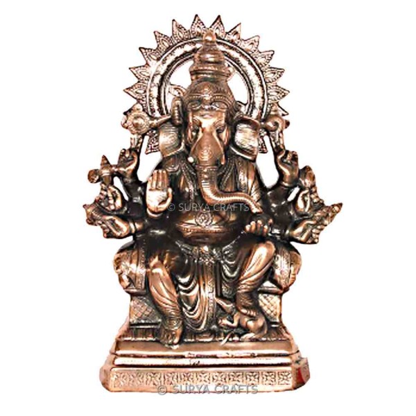 Ganesha Statue with Eight Hands