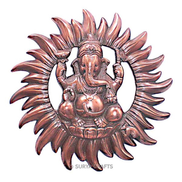 Surya Ganesh Wall Plate Medium