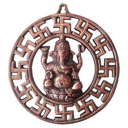 Swastik Wheel Ganesha Big
