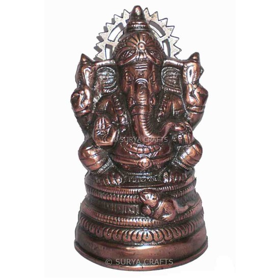 Vinayaka on Round Base Small