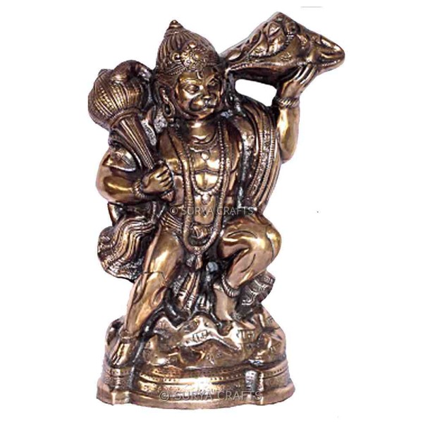 Hanuman Statue with Mountain - Pahad Hanuman Statue