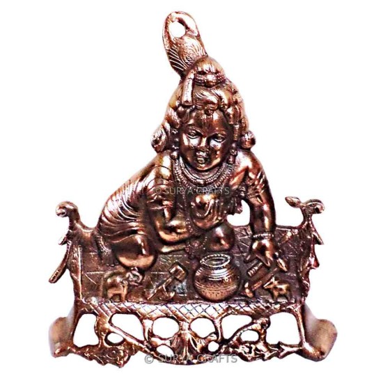 Makhan Krishna Plate Small