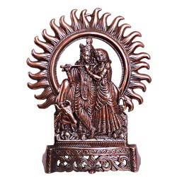 Cow Radha Krishna Murti 11 Inches