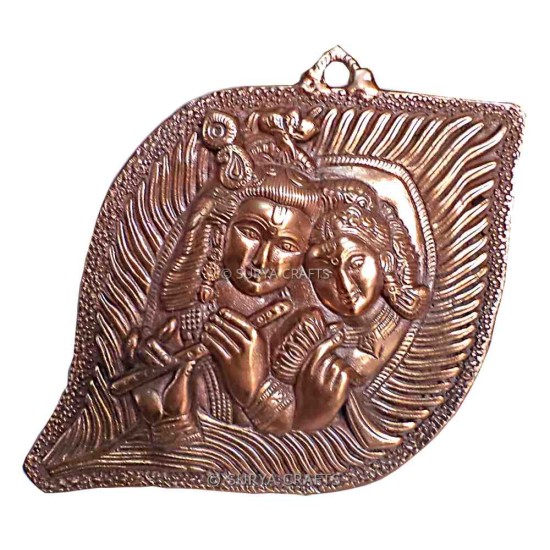 Shankh Radha Krishna Wall Plate