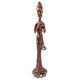 African Lady Statue with Trumpet