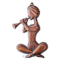 Bigul Man Wall Plate - Man with Trumpet
