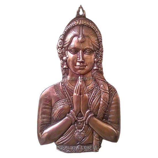 Namaste Lady Wall Plate Big