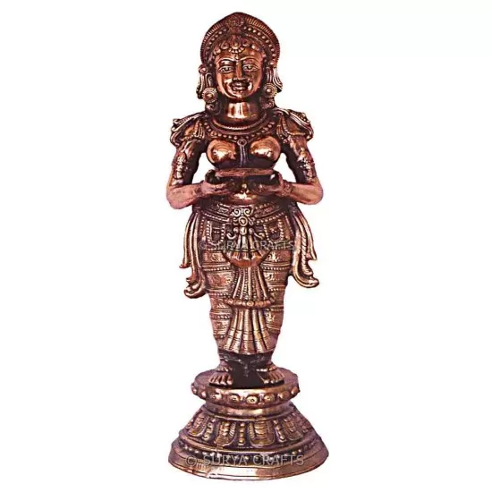 Combo Pack of Ganapati Maharaj and Deep Lady Statues - CP001 Combo Pack of Ganapati Maharaj and Deep Lady Statues - CP001