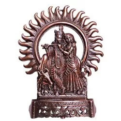 Cow Radha Krishna Murti 11 Inches